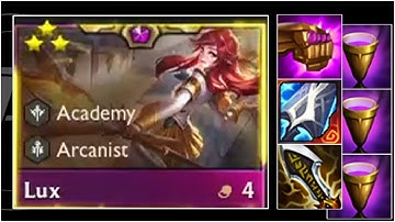 3 Star Manazane LUX + ACADEMY 8 and 4 Chalices - TFT SET 6