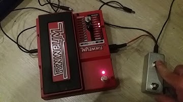 Digitech Whammy 5 DIY midi preset switch
