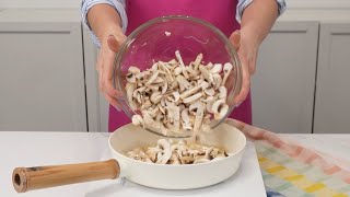 Add This One Ingredient to Your Mushrooms! Never Soggy or Black Again