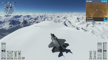 Microsoft Flight Simulator F-35B Landing at Mount Everest