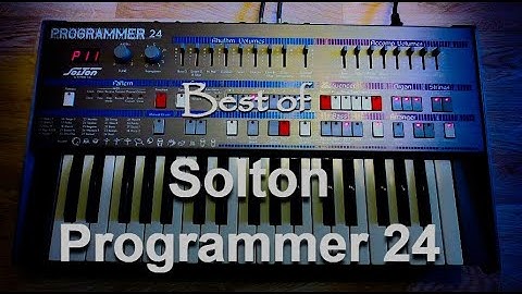Best of Solton Programmer 24 Synthesizer ~ RetroSound Demo