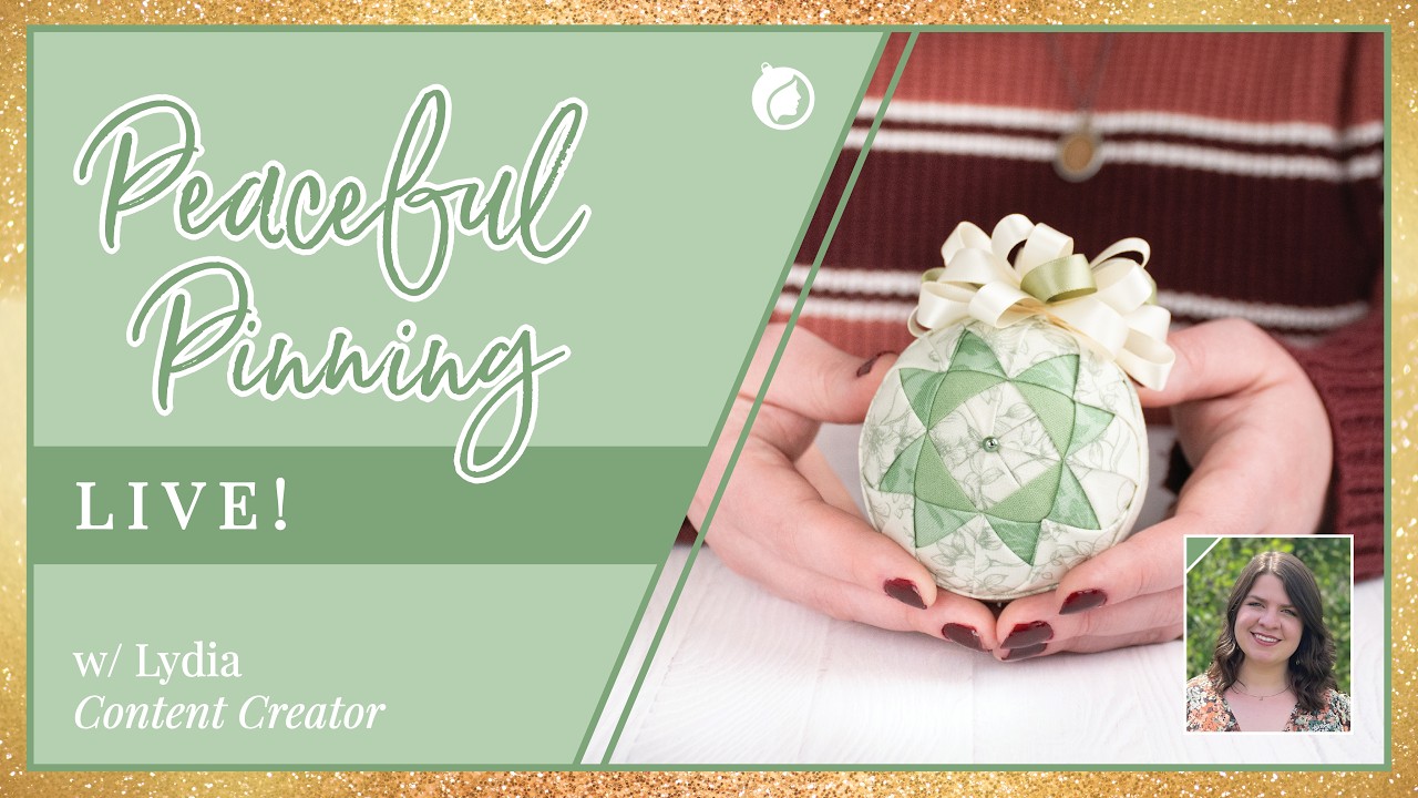 Peaceful Pinning Live #128 | Sew Sweet Pin Along Scissors - YouTube