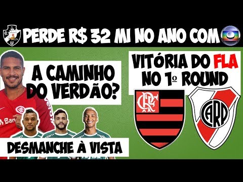 Guerrero no Palmeiras? Fla vence 1º duelo com River / Bloqueio milionário no Vasco