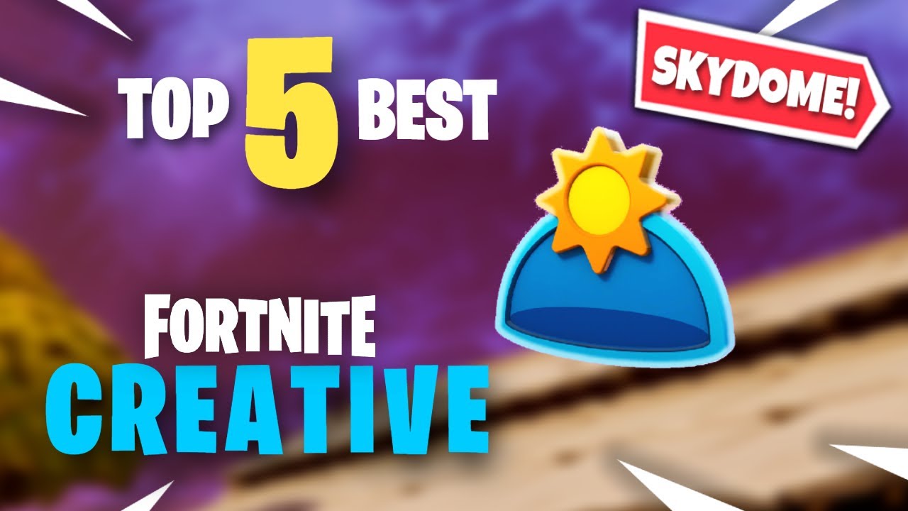 Top 5 Best SKYDOME SETTINGS In FORTNITE CREATIVE! (Tutorial) YouTube