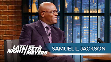 Samuel L. Jackson Remembers Making Star Wars - Late Night with Seth Meyers