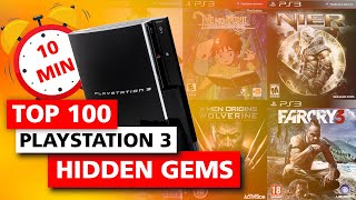 Top 100 PS3 Hidden Gems in 10 Minutes