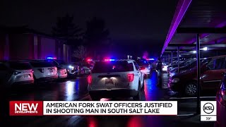 American Fork officers found justified in shooting gunman in South Salt Lake