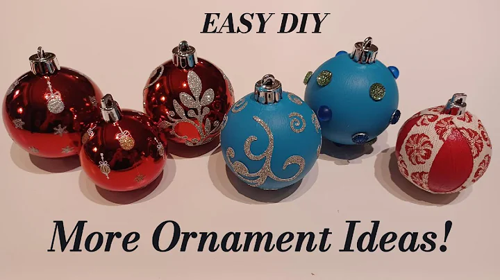 MORE Easy DIY Christmas Ornaments!