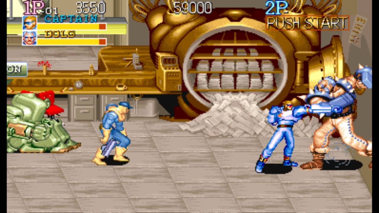 Captain Commando Retro Action Game PlayStation 1 PS From Capcom