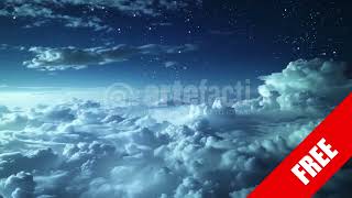 ☁️ Dreamy Starry Sky – Relaxing Cloud Animation