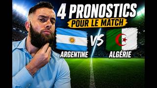 🏆🔥 4 Argentina vs. Algeria Predictions - 2026 World Cup