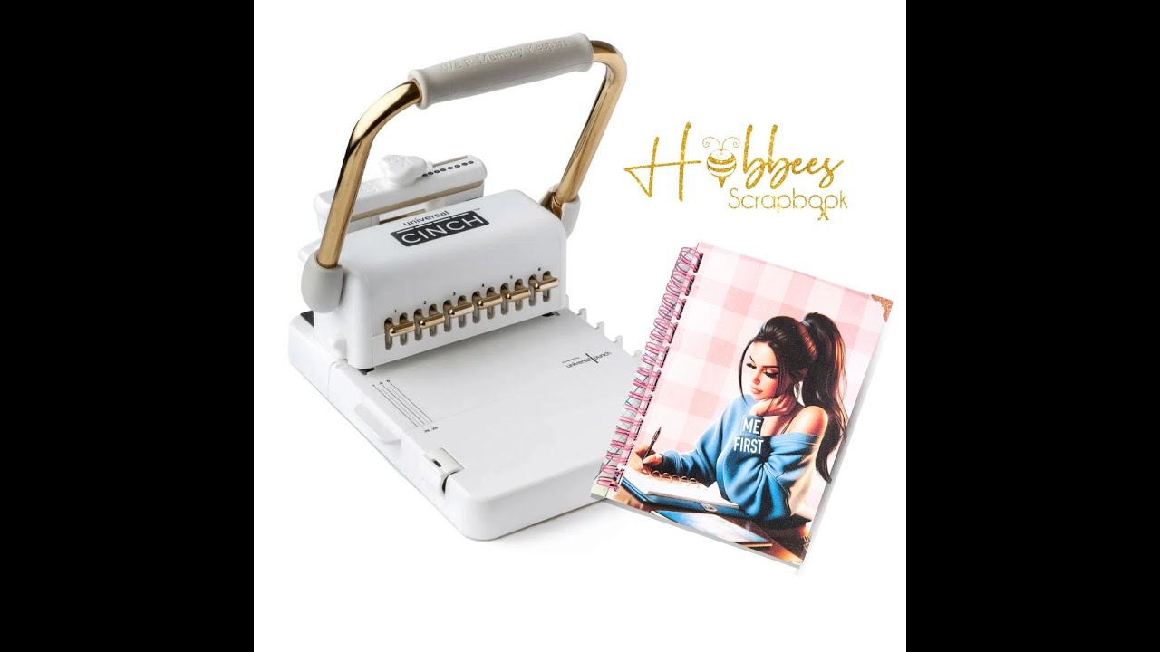 Engargoladora Universal Cinch de We R Makers, lanzamiento y demostración! #diy #binding #journaling