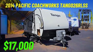 $17,000 Single Slide Real Lounge Travel Trailer! 2014 Pacific Coachworks Tango 26RLSS Video Tour by RV Walkthroughs 106 views 1 month ago 8 minutes, 25 seconds