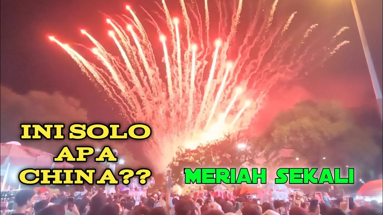 Perayaan IMLEK yang sangat meriah di solo di Balai Kota Surakarta