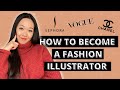 HOW TO MAKE MONEY AS FASHION ILLUSTRATOR| 4 income tips in 2021#fashionillustration