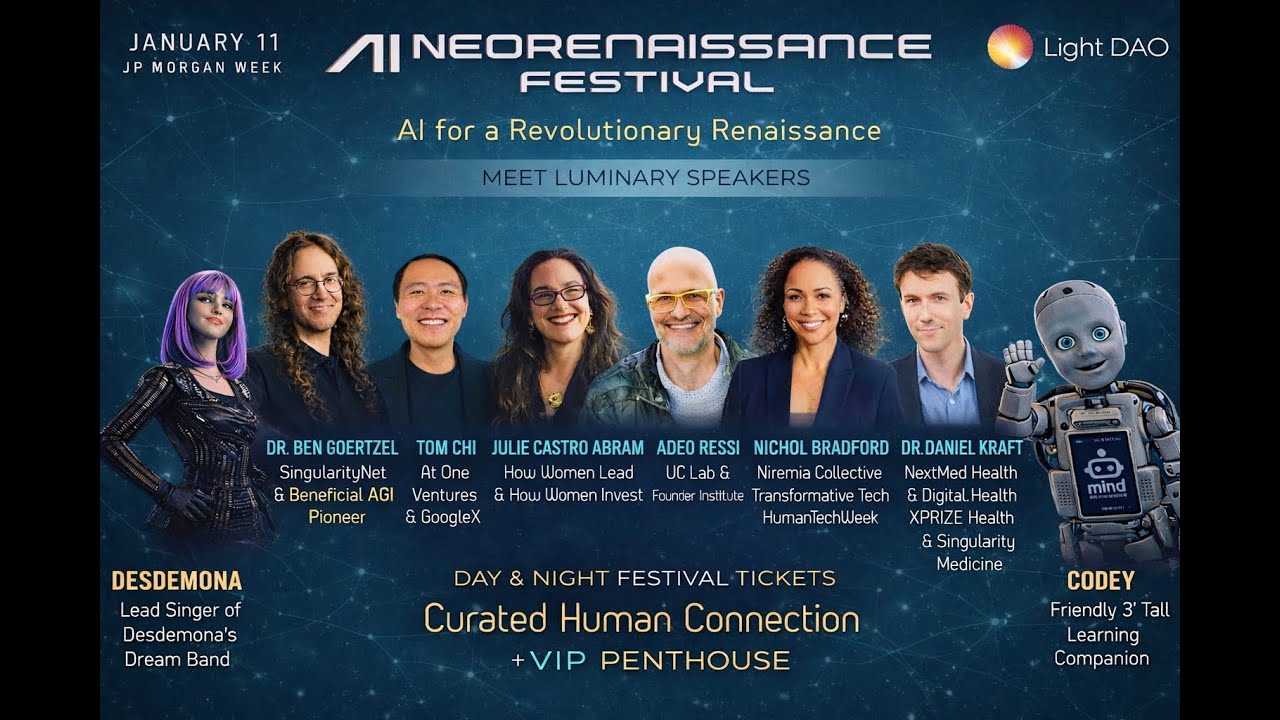 Фестиваль AI NeoRenaissance | 11 января | Сан-Франциско | Беседа с Руби Йе, соосновательницей Lig...