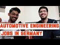 JOB IN AUTOMOTIVE ENGINEERING FROM INDIA, GERMANY