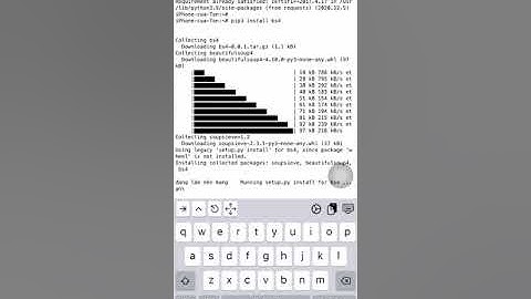 Setup + Chạy Tool python Trên IOS