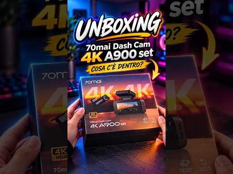 70mai A900 Unboxing: cosa c’è nella confezione della Dash Cam 4K