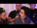 Los 5 backstage at the AMAs
