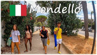 🇮🇹 Palermo Mondello Beach Walking Tour 🏖 4K Promenade Walk ☀️ Italy Sicily 🇮🇹 (Sunny Day)