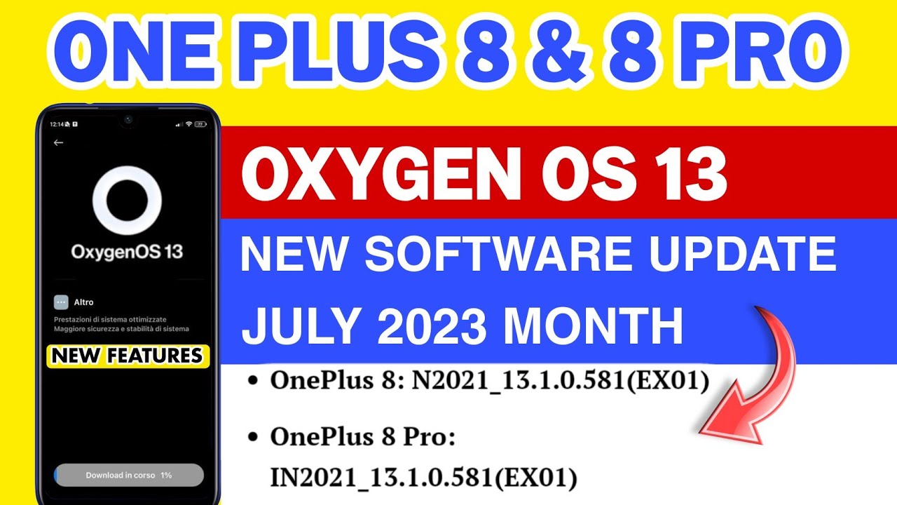 One Plus 8 & 8 Pro July 2023 New Update | Oxygen OS 13 Stable | Hidden ...