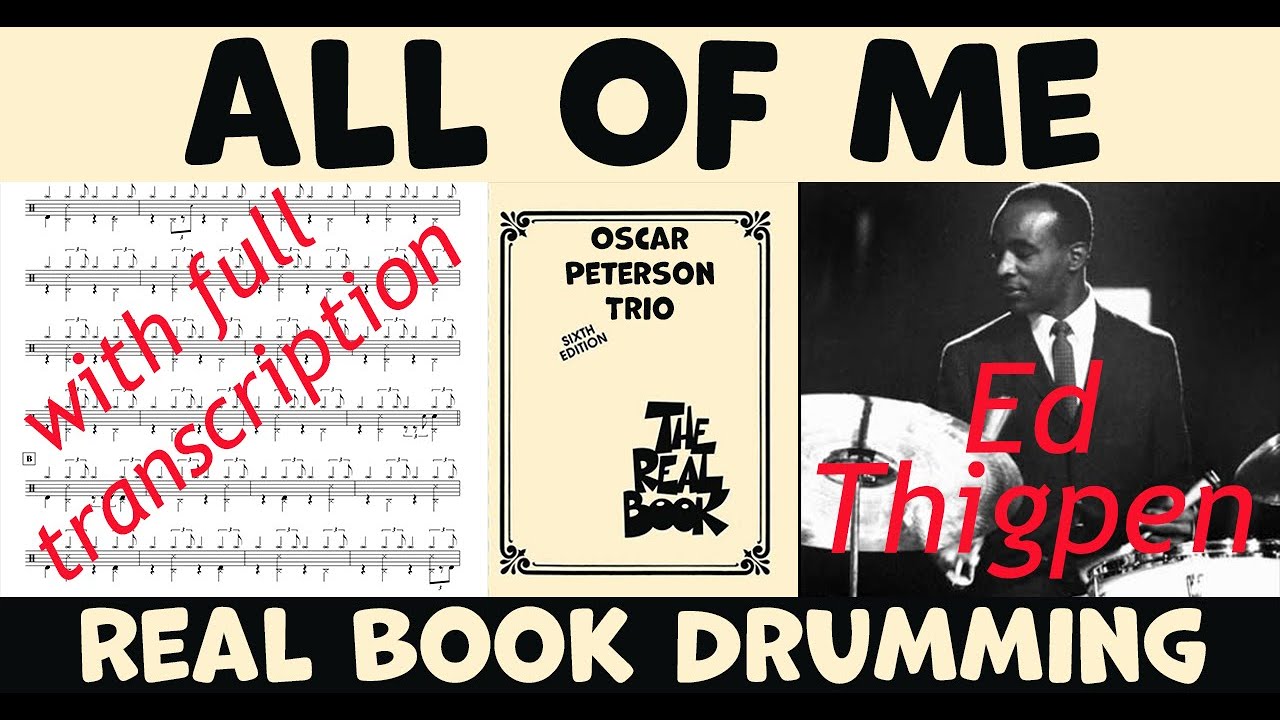 All of Me - The Oscar Peterson Trio – Full Drum Transcription & Performance