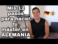 Cómo hacer tu Máster en ALEMANIA? Te digo paso por paso.