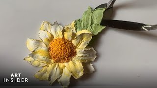 Sculpting 3D Flowers With Paint | Insider Art screenshot 5