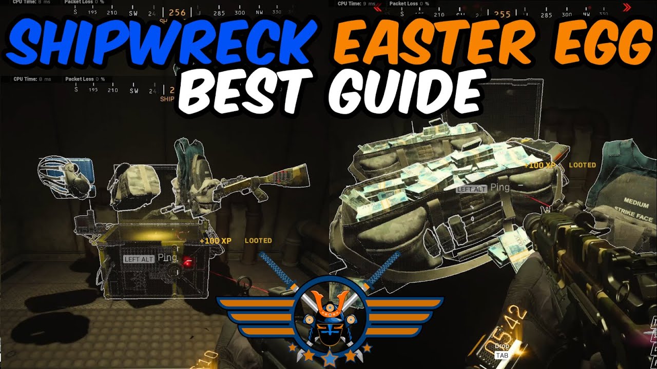 SHIPWRECK Zombie Easter Egg Guide Warzone Cold War - Season 2 (New Gold Durable Gas Mask Nerfed)
