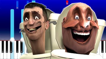 tf2 but it skibidi toilet meme 2 (Piano Tutorial)