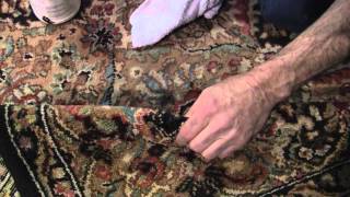 Karastan Rug Cleaning - Pre-Inspection Step 1