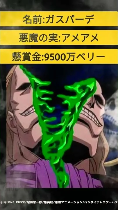 ワンピース ガスパーデ