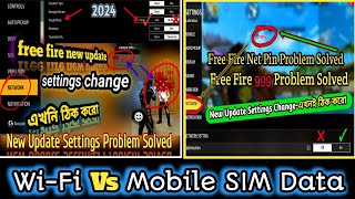 Free Fire 999+ Ping Problem | Free Fire New Update Settings Change | 999+ Ping Ff | High Net Ping Ff