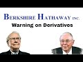 Derivatives Are Financial Weapons of Mass Destruction