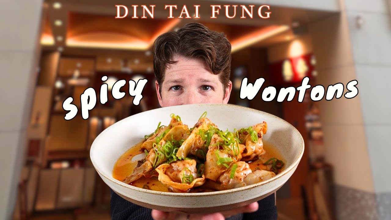 Homemade Spicy Wontons Inspired by Din Tai Fung