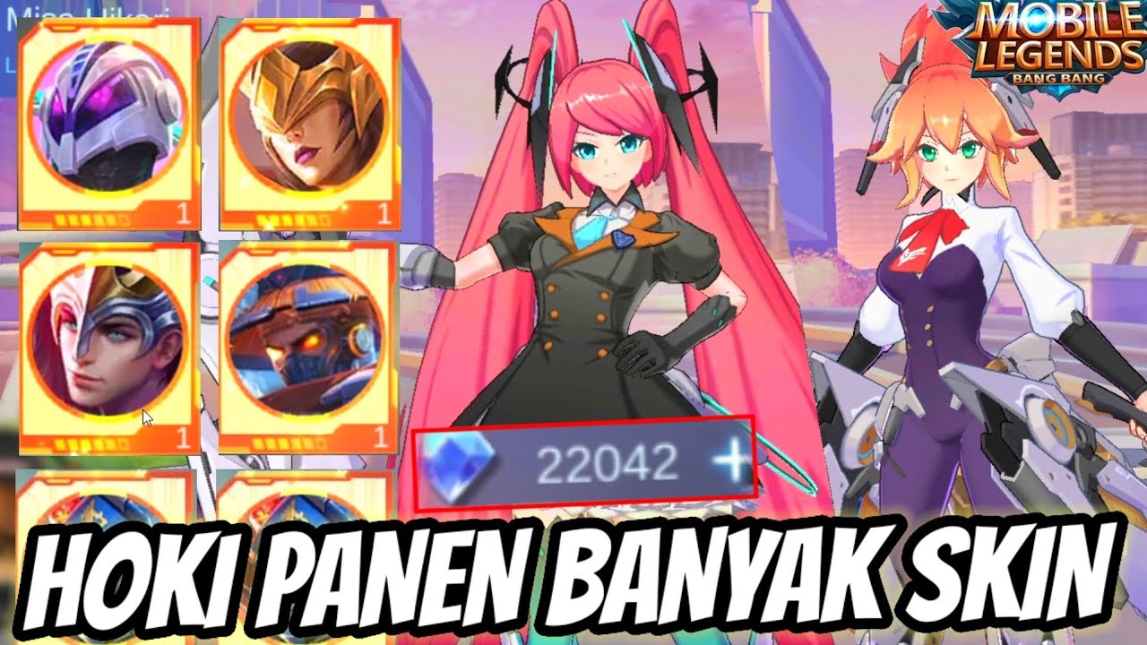 BORONG SEMUA SKIN ANIME SAINGAN NARUTO!  5 JUTA PUAS KALI DAPAT BANYAK SKIN COLLECTOR MLBB
