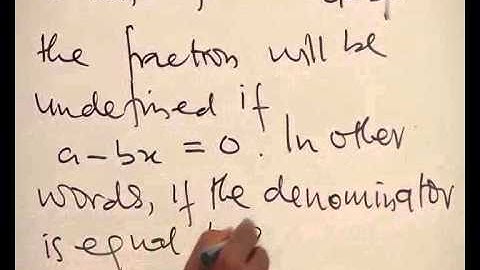 UNDEFINED FRACTION PART 1