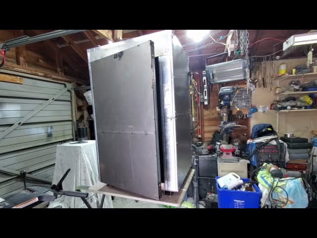 RETROFITTING AN ELECTRIC SMOKER INTO A POWDER COATING OVEN 