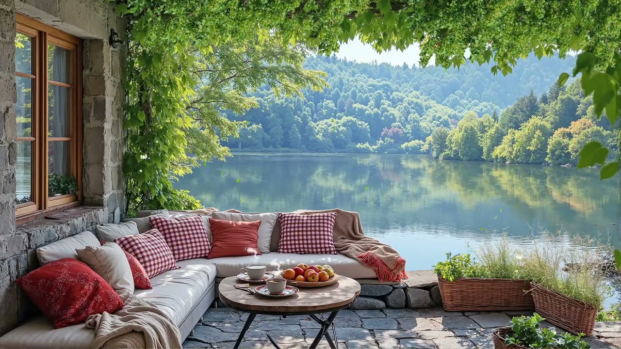 Sunset Lake Jazz 🌅 Romantic Smooth Jazz Music for Relaxing Evenings & Warm Feelings