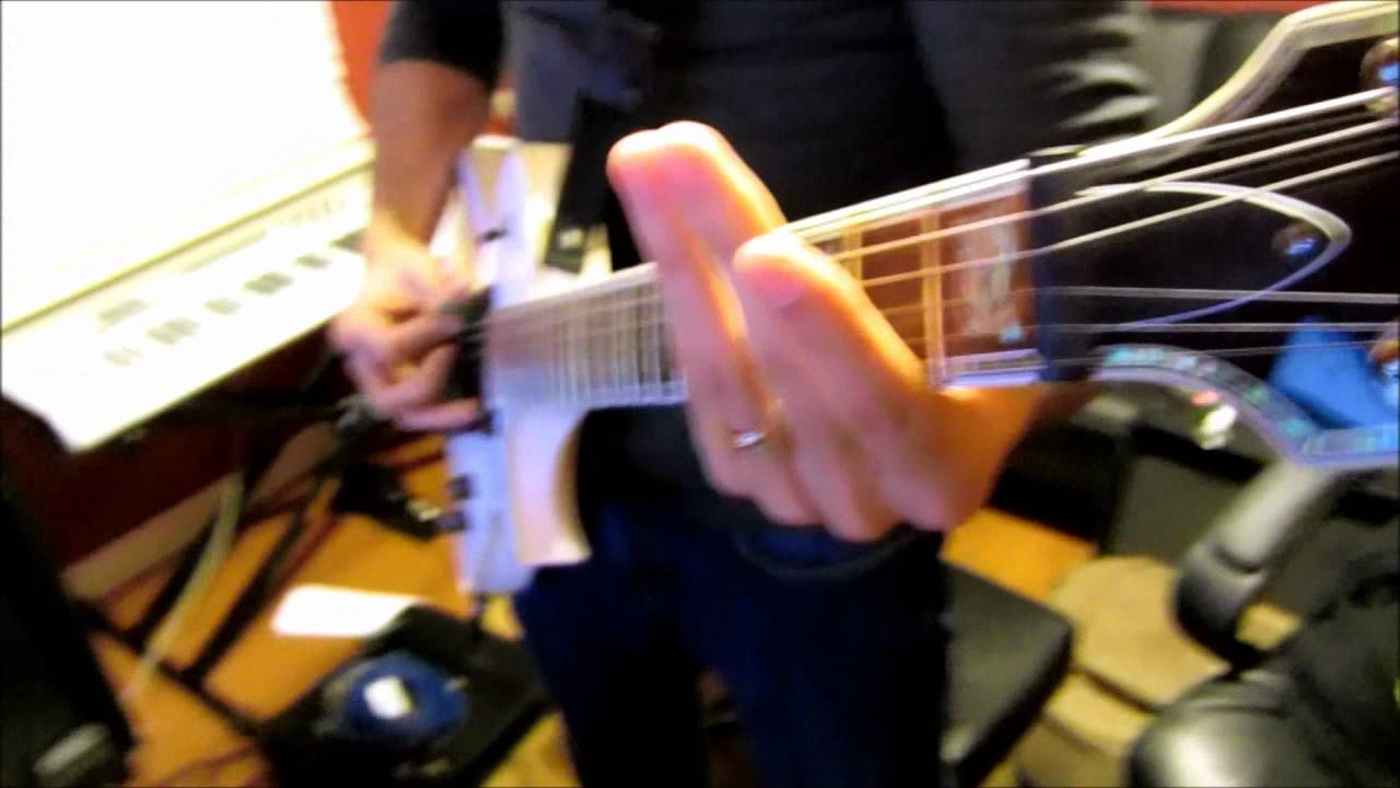 Test of newly made guitar headstock camera mount YouTube