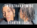 Watch me start my locs over...Two strand twist method