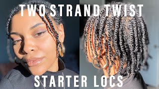 Watch me start my locs over...Two strand twist method