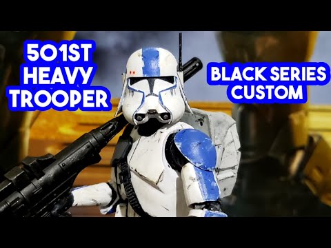 501st Heavy Trooper Black Series Clone Custom [ Showcase ]
