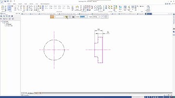 Creating a flange in Solid Edge free 2D