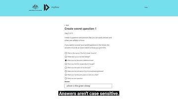 How to create a myGov account - Farsi