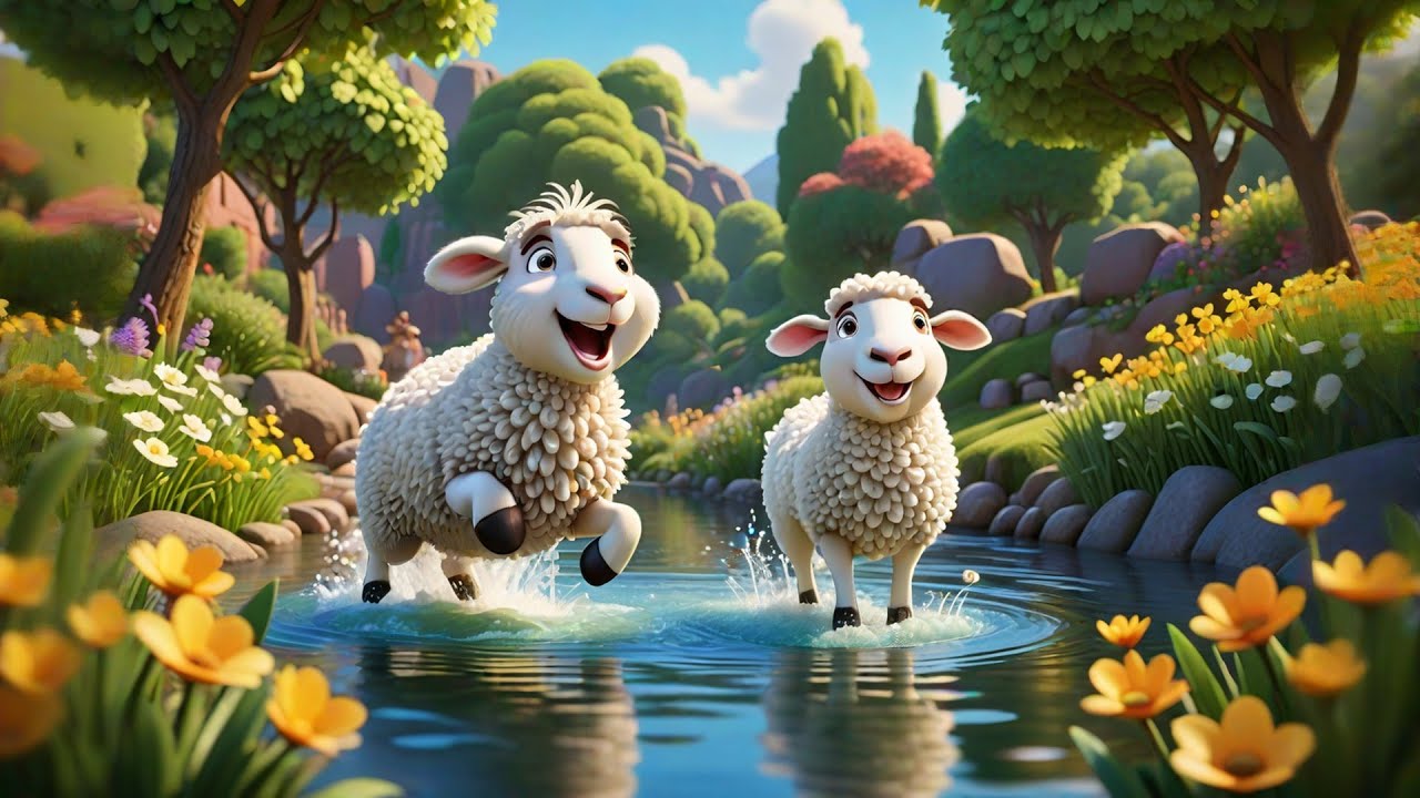 Seven Silly Sheep Sing a Song | Fun Counting Song for Kids | Nursery Rhymes and Learning