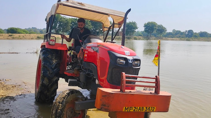 washing my tractors and deep water |Kubota mu4501|farmtrac champion 42|
