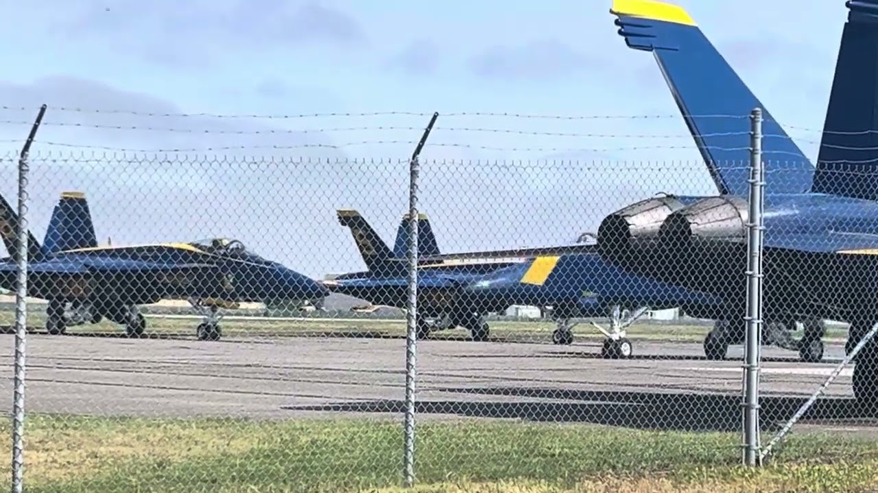 USN Blue Angels Taxi At Republic Airport 05/26/2024.