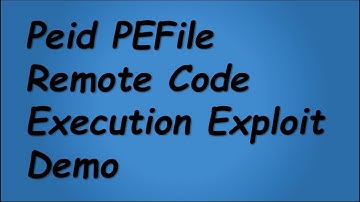 PEiD v0.95 Code Exec Demo